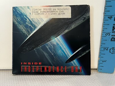 Inside Independance Day ID4 PC CD-ROM W/ Manual & Case Fox Interactive 1996