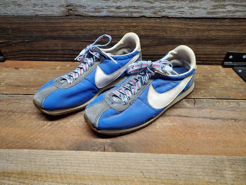 Vintage 1970s Nike Waffle Trainer Sneakers Size 7 Orange