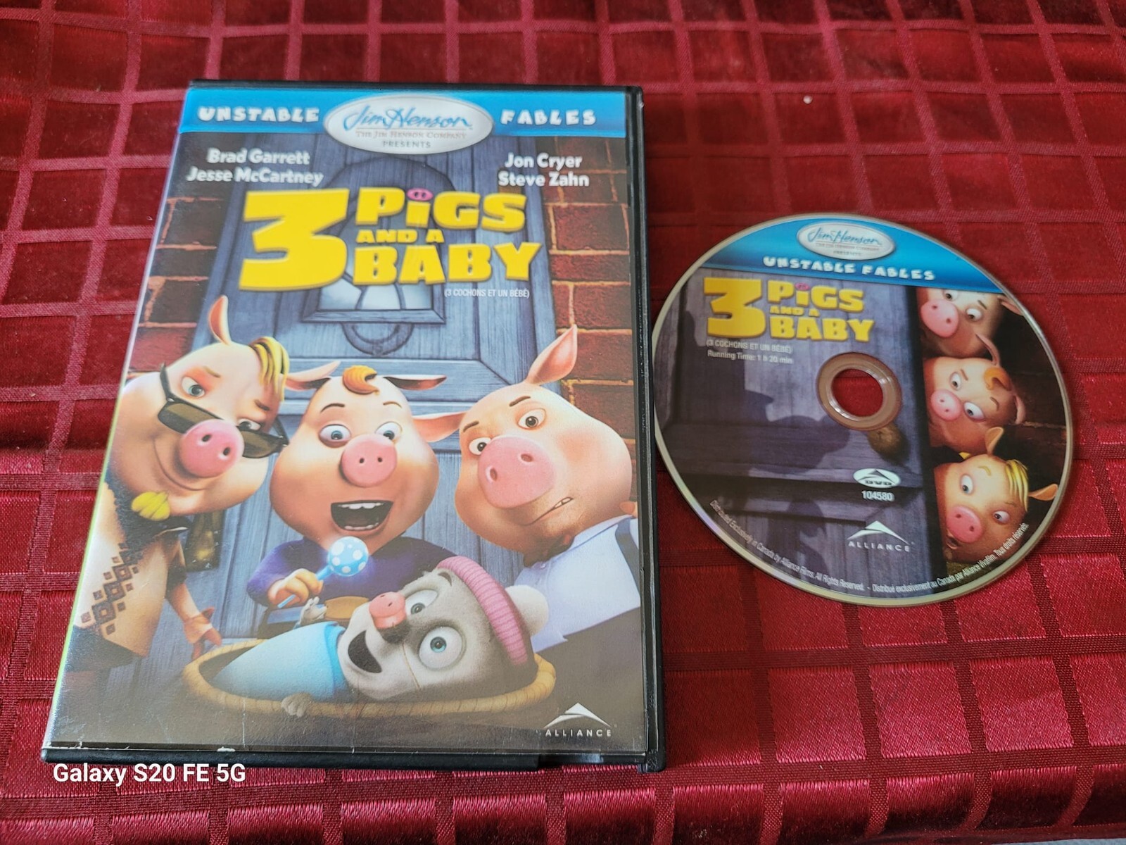 Unstable Fables: 3 Pigs and a Baby (DVD, 2008) VG