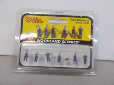 WOODLAND SCENICS # A2147 ~ TRAIN MECHANICS ~ N SCALE PEOPLE ~LOT B