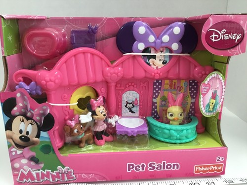 DISNEY  Minnie Mouse PET SALON Fisher Price Play Set SPRING Gift NEW