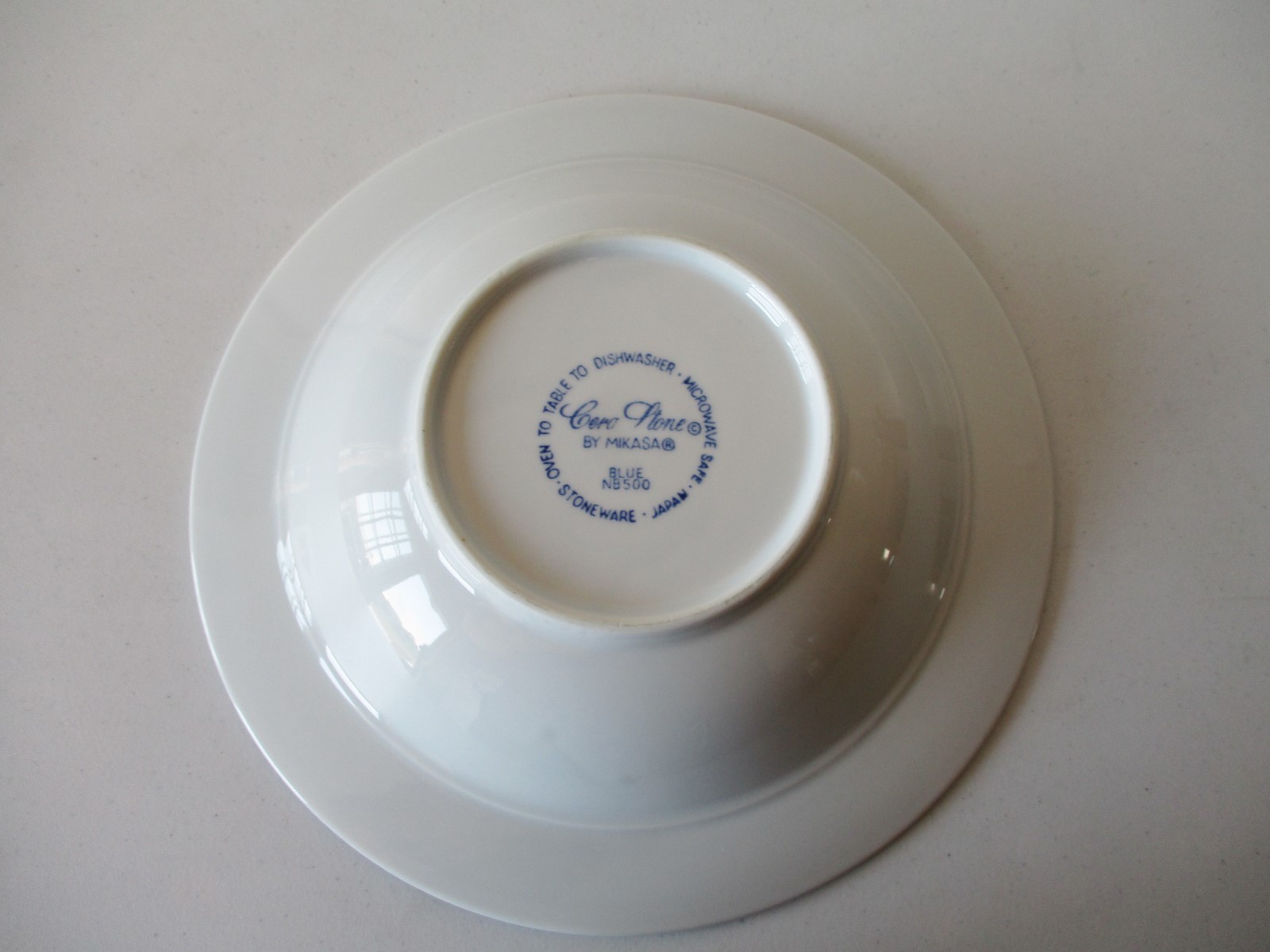 Mikasa Cera Stone Blue NB500 Round Vegetable Bowl 10