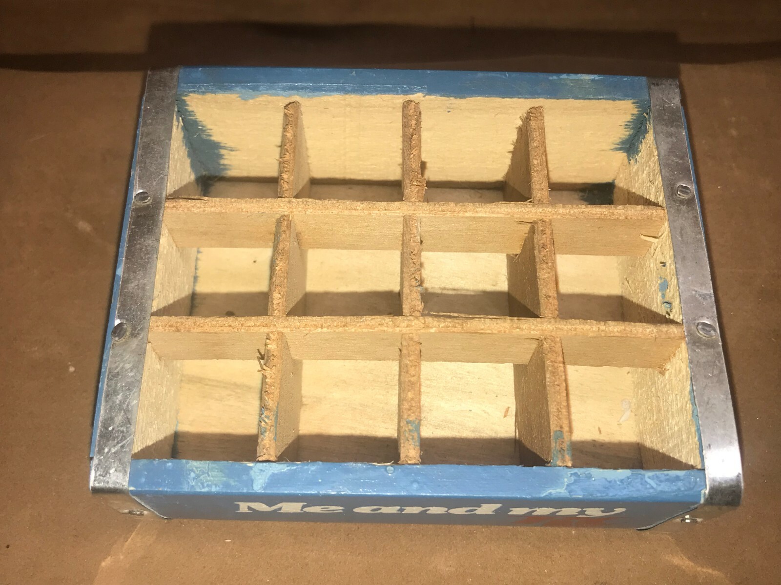 RC COLA ROYAL CROWN  WOODEN CRATE 12 Pk for Miniature Mini Bottle Made/Argentina