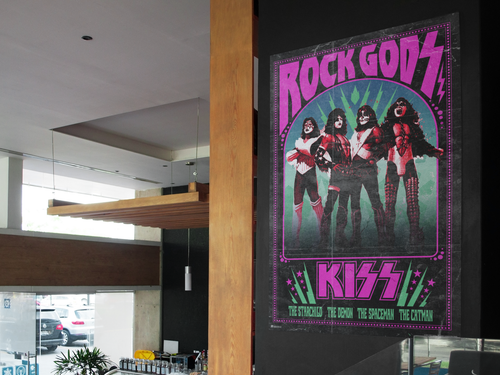 Kiss Band Heavy Metal Rock Gods Music Art Print Poster 12x18
