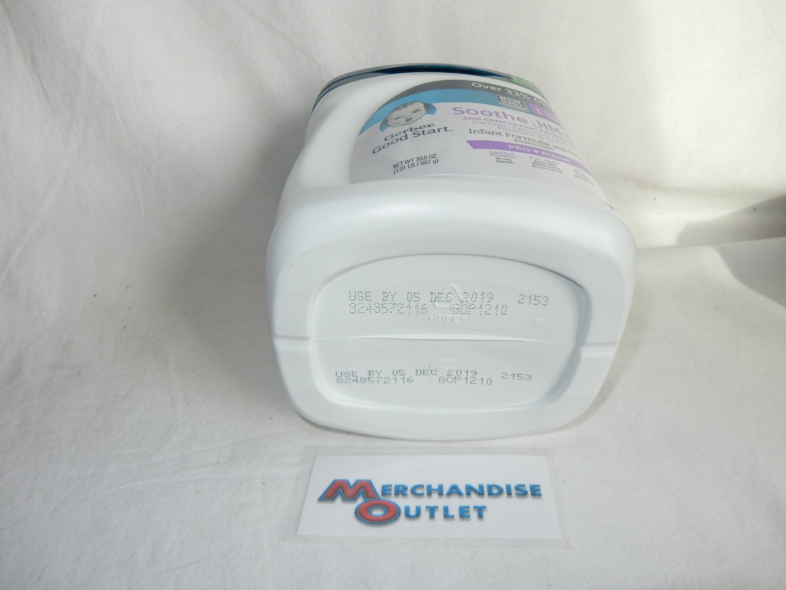 Gerber Good Start Sooth Pro Blend Infant Formula 30.6 Oz(Expiration: 12/05/2019)