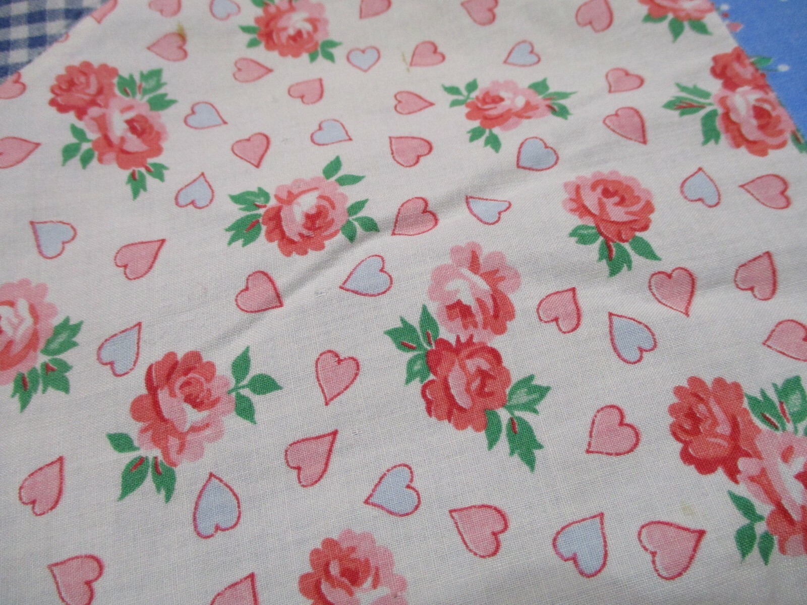 Vintage Pink Feedsack Quilt-Kittens-Bunnies-Patchwork-Hand Sewn