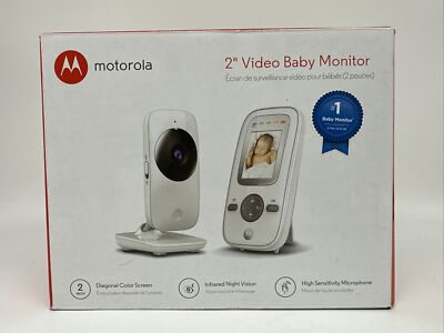 Motorola Digital Video Baby Monitor Camera 2'' Color Display 2.4 GHz Open Box