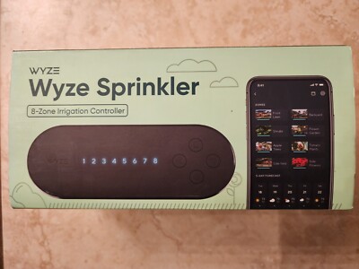 Factory Sealed - Wyze Smart Sprinkler Controller 8-Zone irrigation Controller 