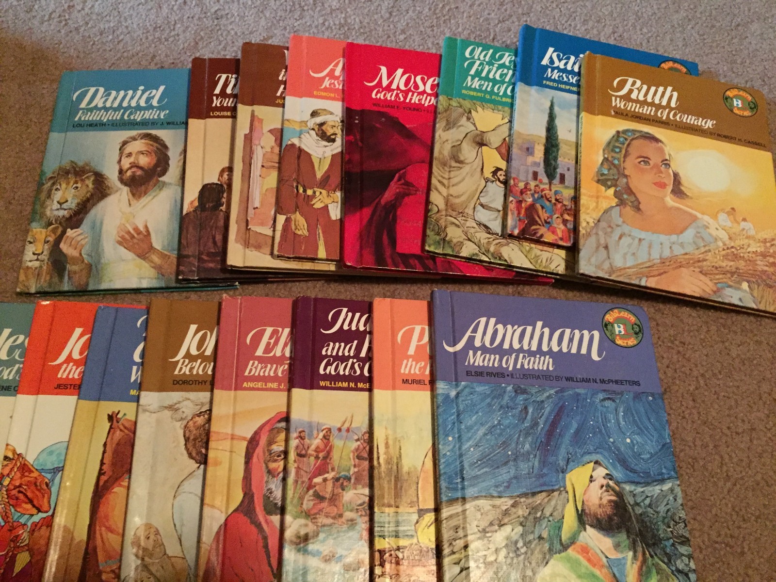 BIBLE LEARNING SERIES CHILDREN'S BIBLE STORY BOOKS LOT OF 20 HOMESCHOOL