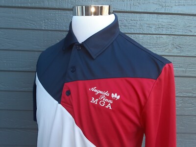 AUGUSTA PINES MGA Men's GOLF SHIRT Size MEDIUM- SEE MEASUREMENTS LNWOT
