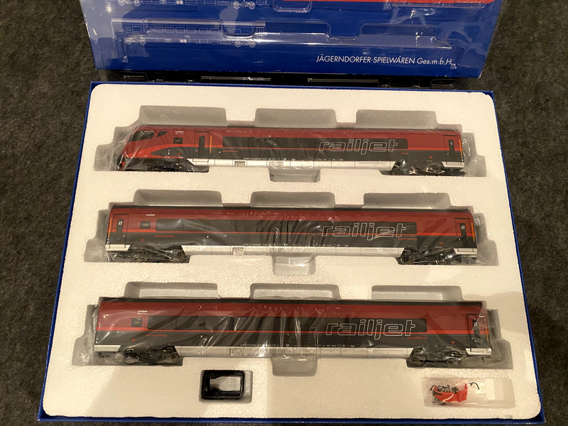 JÃ¤Gerdorfer Collection 70301 Railjet Garnitur 2tlg. H0 Dc ÃBb Modelleisenbahn