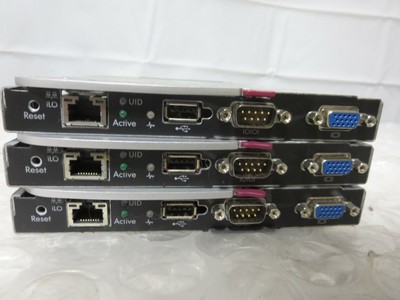 Lot of 3 HP c7000  On-Board Administrator w/ KVM Option 459526-001 503826-001