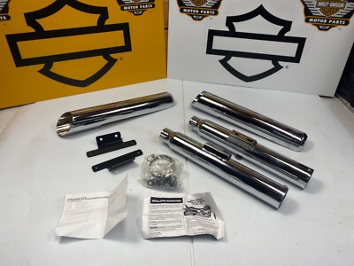 Python Mamba 07-17 Harley Softail Standard Custom Heritage Slip-On 3'' Mufflers