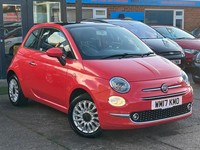 2017 Fiat 500 1.2 Lounge Hatchback 3dr Petrol Manual Euro 6 (s/s) (69 bhp) HATCH