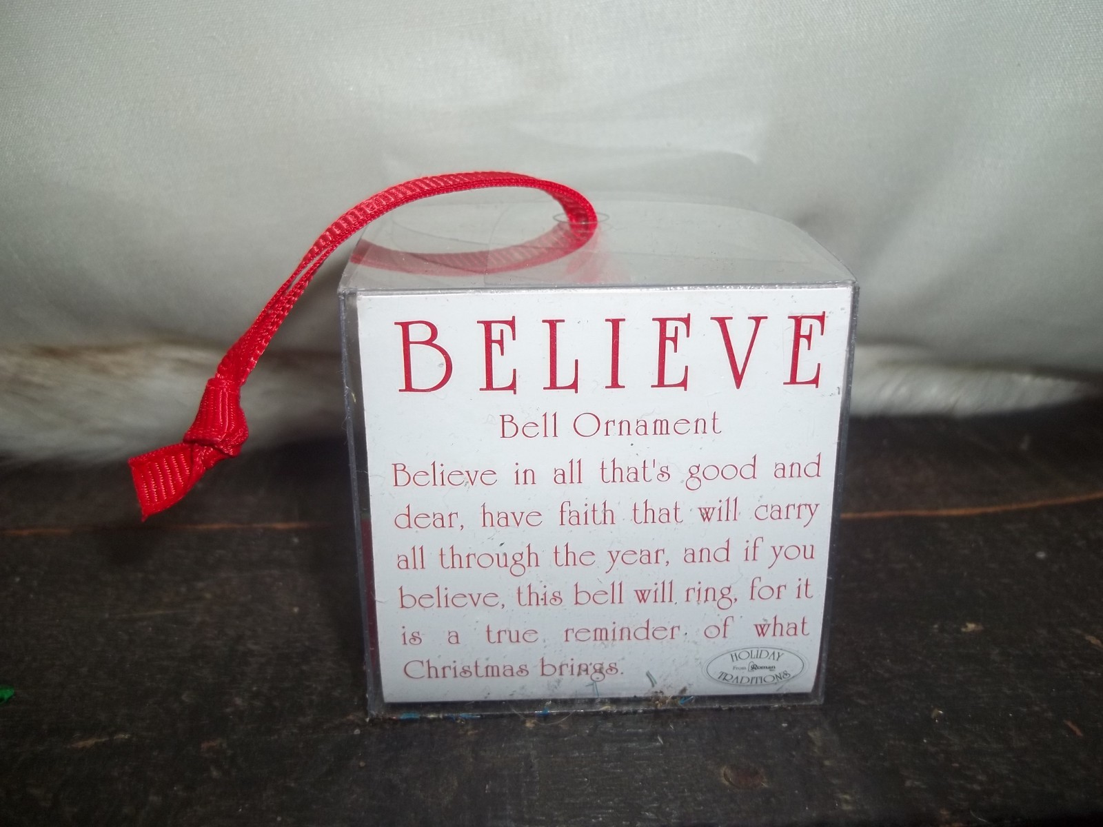 Believe Bell Ornament