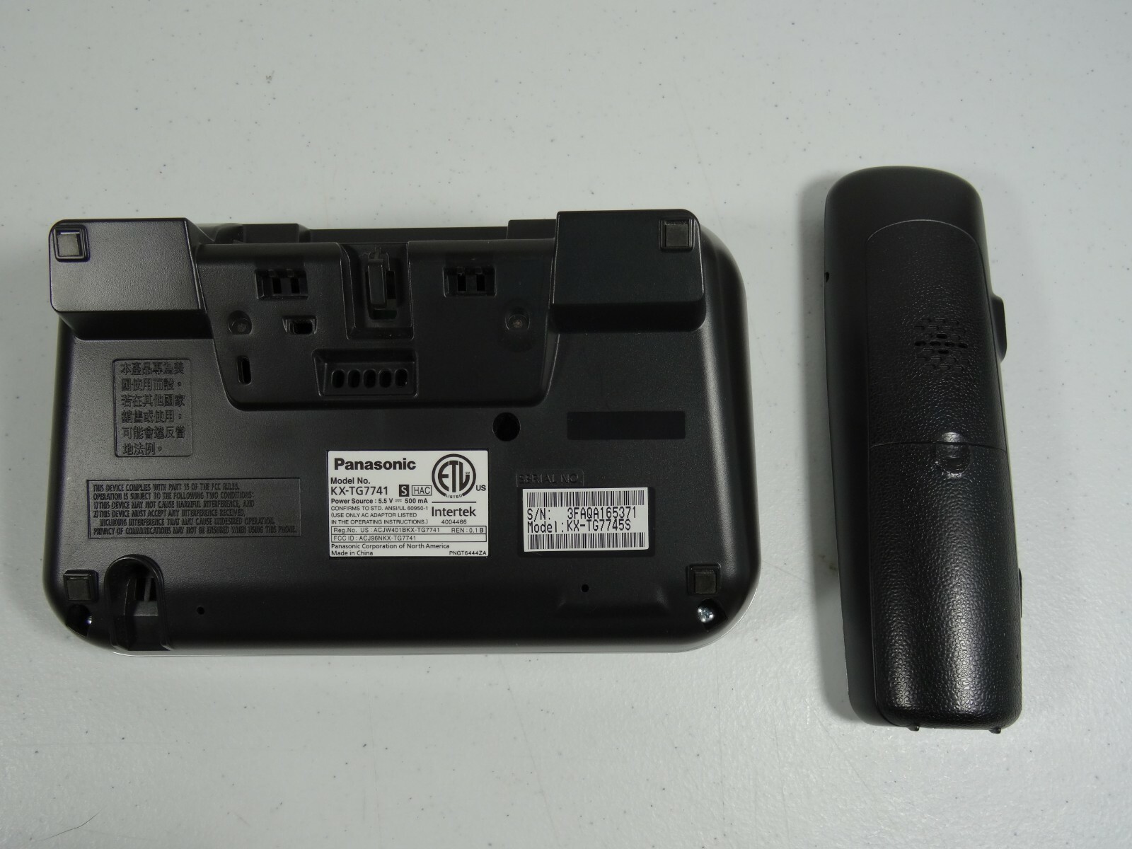 Panasonic KX-TG7741 Cordless Bluetooth Home Phone w/ KX-TGA470 Handset