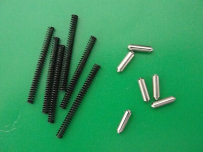 6 Each Takedown / Pivot Pin Detents & Springs - 12 Pieces - Free Shipping