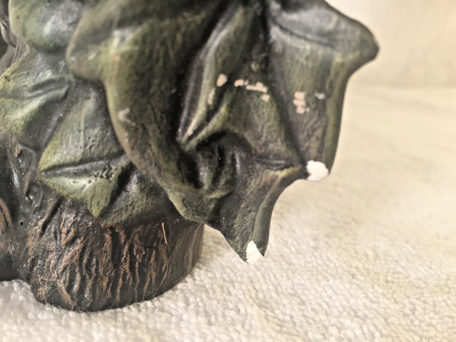 Vintage Ceramic Squirrels on Tree Figurine, Log 6