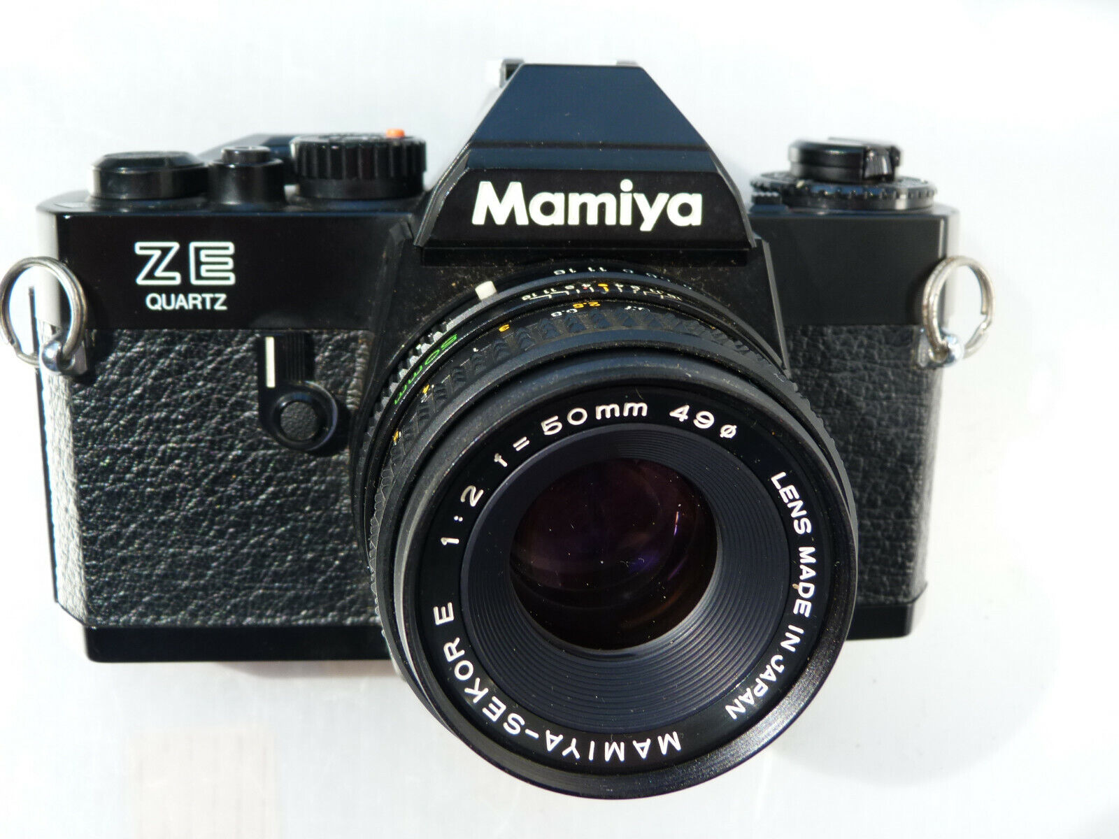 Mamiya ZE QUARTZ Film Camera + SEKOR-E Lens 50mm f/2 Mamiya ZE QUARTZ Film Camera + SEKOR-E Lens 50mm f/2