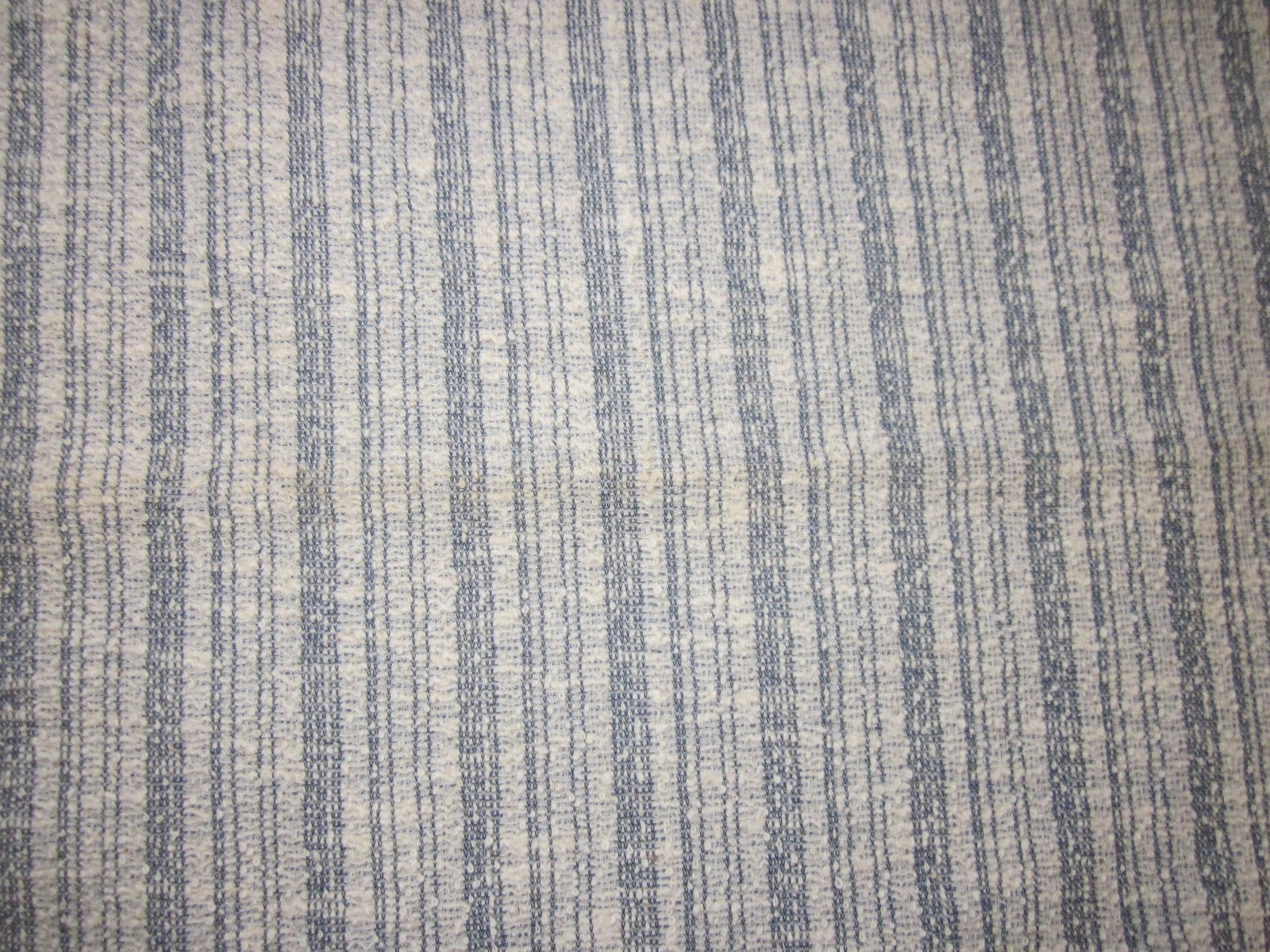 2 yards vintage blue white stripe knit sewing craft apparel fabric 62