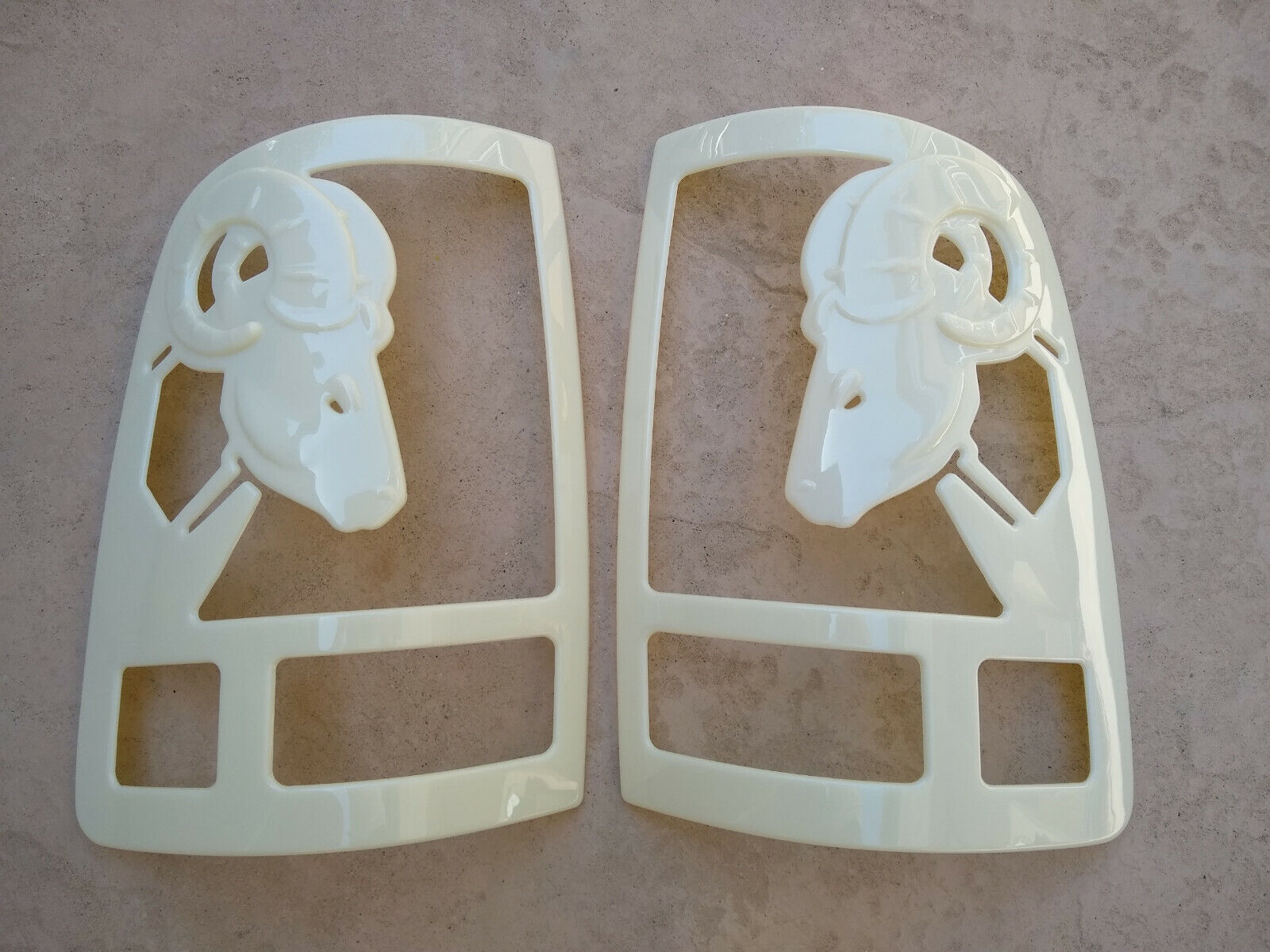 Tail Light Covers Paintable 2009 2019 Dodge Ram 1500 2500 3500 eBay
