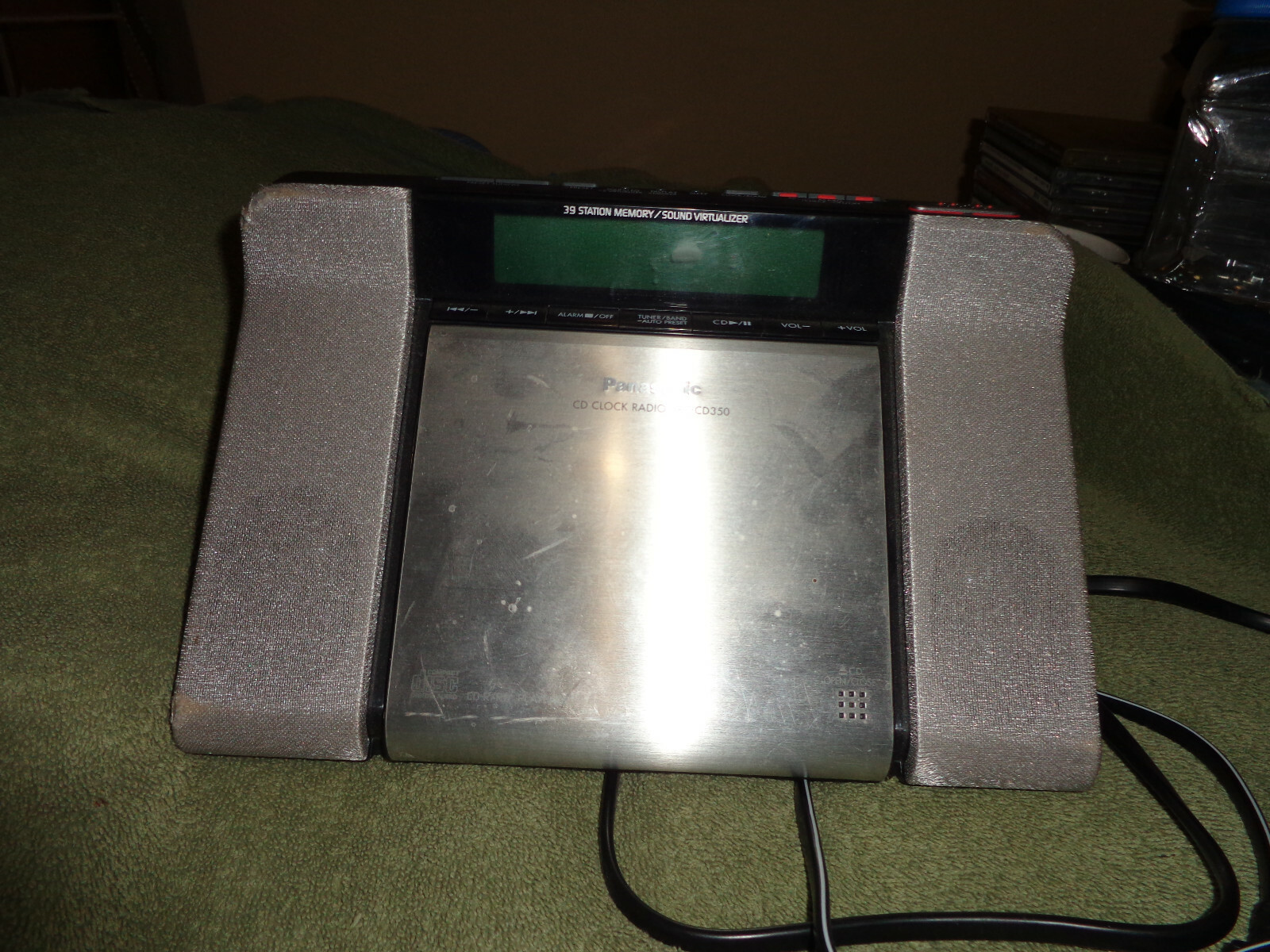 panasonic clock radio rccd350, cd does not work, parts or repairのeBay