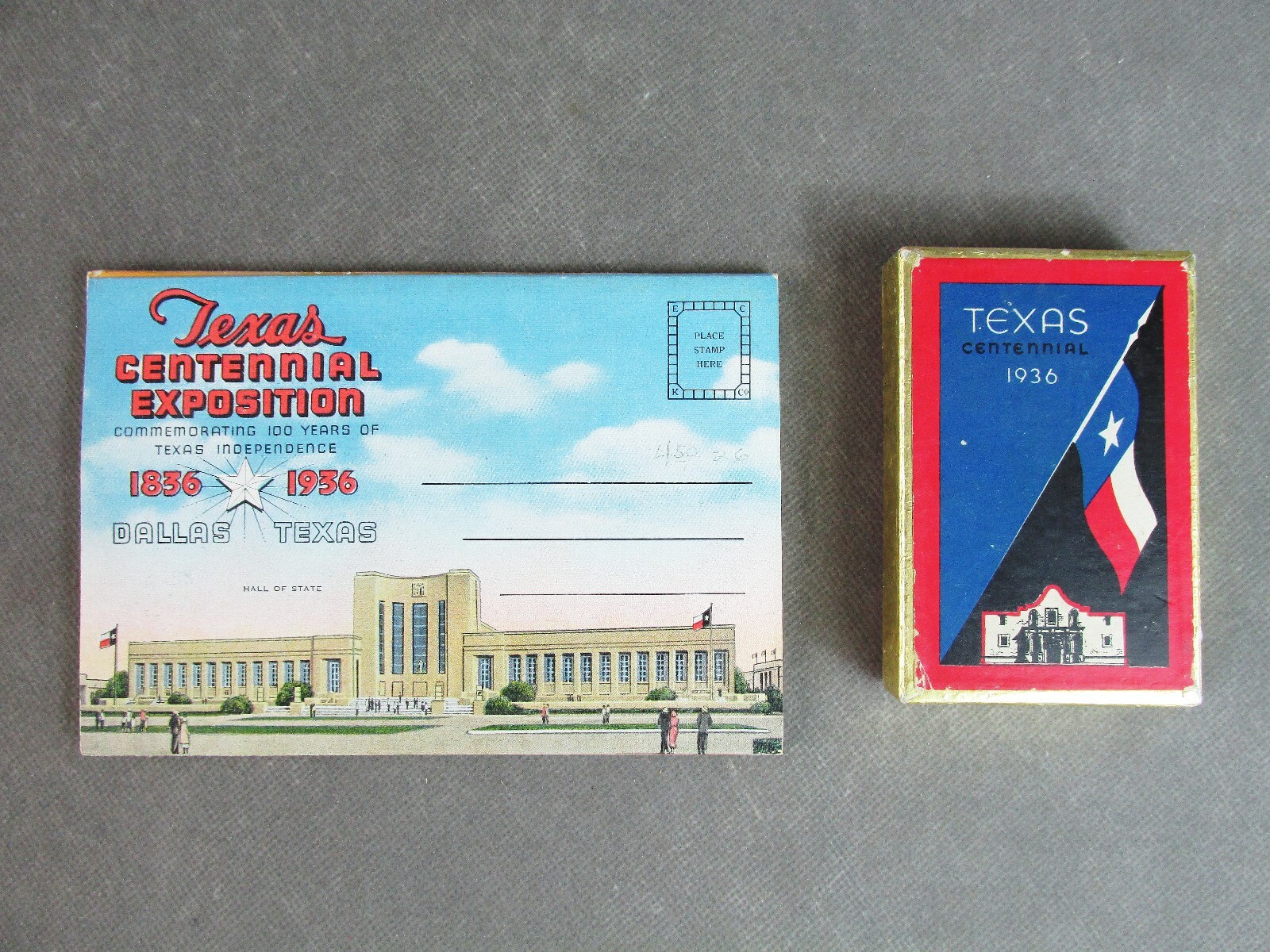 Lot of 1936 TEXAS CENTENNIAL EXPO Ephemera RAILROADS Etc.