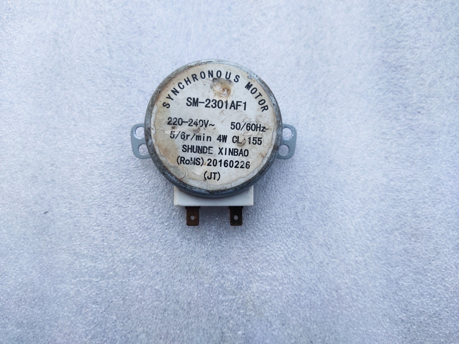 MICROWAVE OVEN SYNCHRONOUS TURNTABLE MOTOR SM 2301AF1 SHUNDE