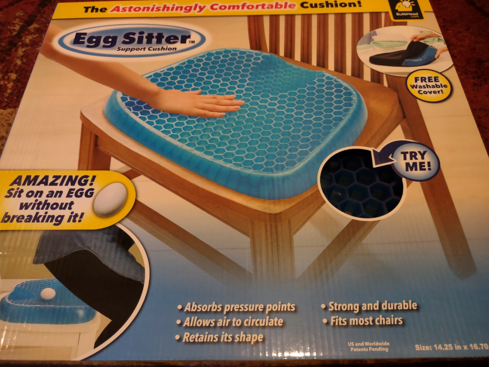 Cover Support New Bulbhead Egg Sitter Seat Cushion