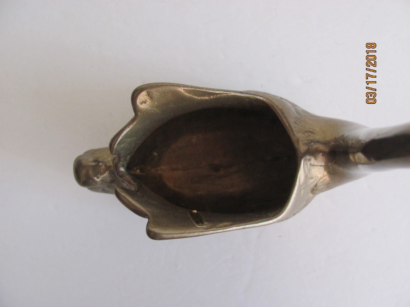 Vintage Brass Swan Planter Republic Of China