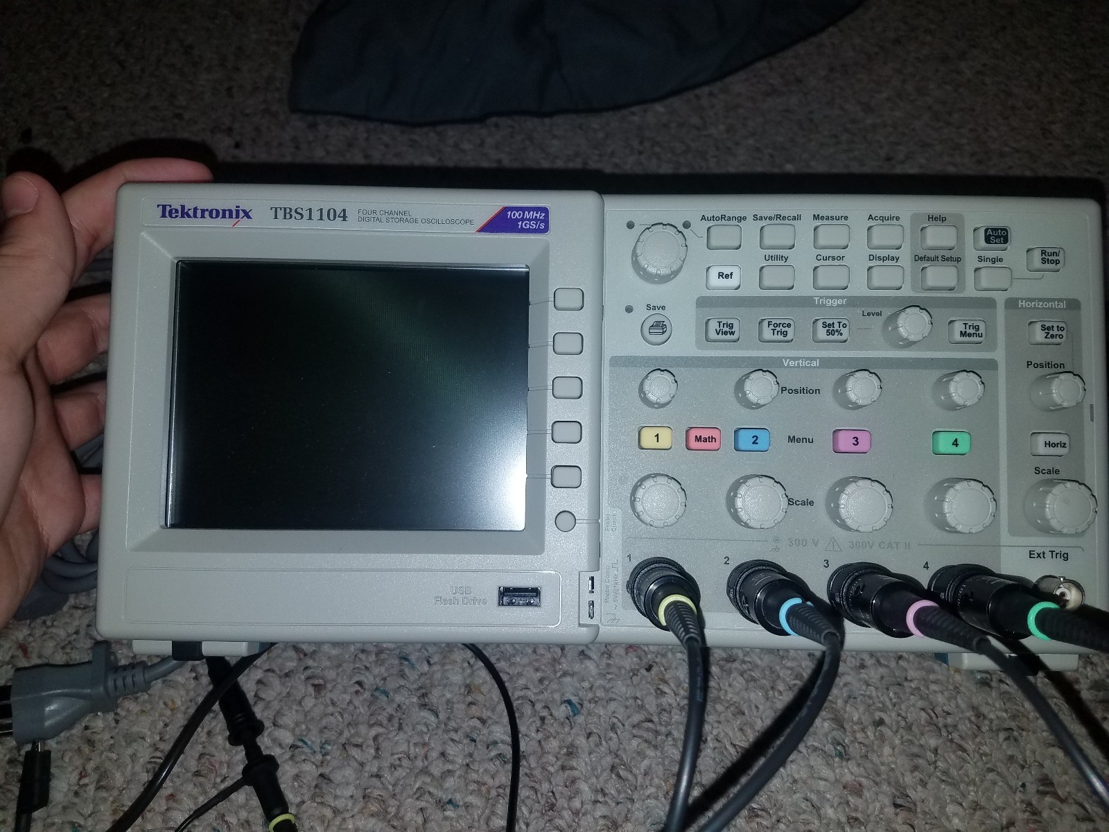 Tektronix TBS1104 Oscillscope 100MHz, 4 channel