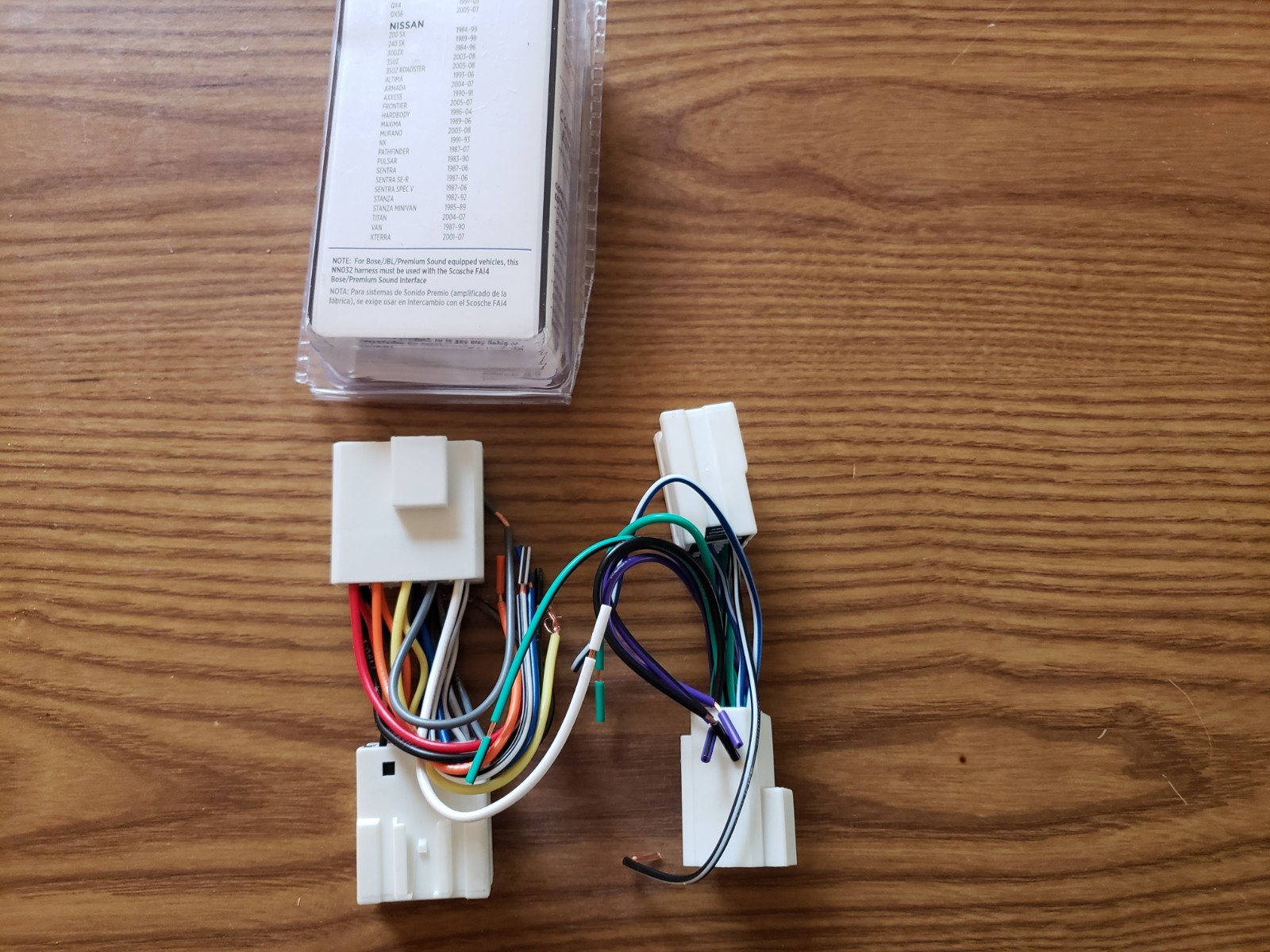 Scosche NN032 Stereo Connector NISSAN 1984-07 A25