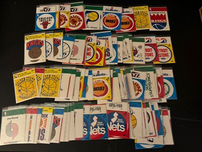 1978-79 Fleer Basketball Team Sticker - Huge Lot of 110 - Great deal!