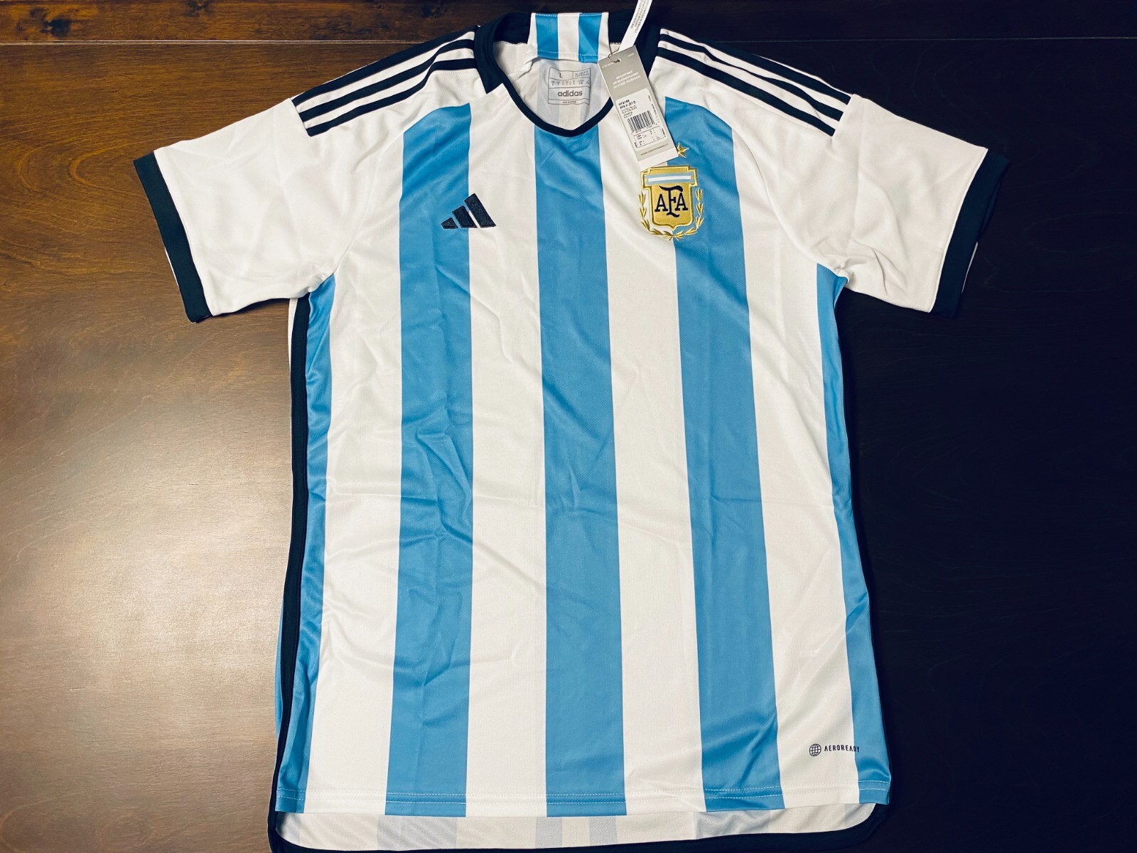 【高価値】 2022 Winners Cup World - Jersey Soccer Home Argentina – ウェア
