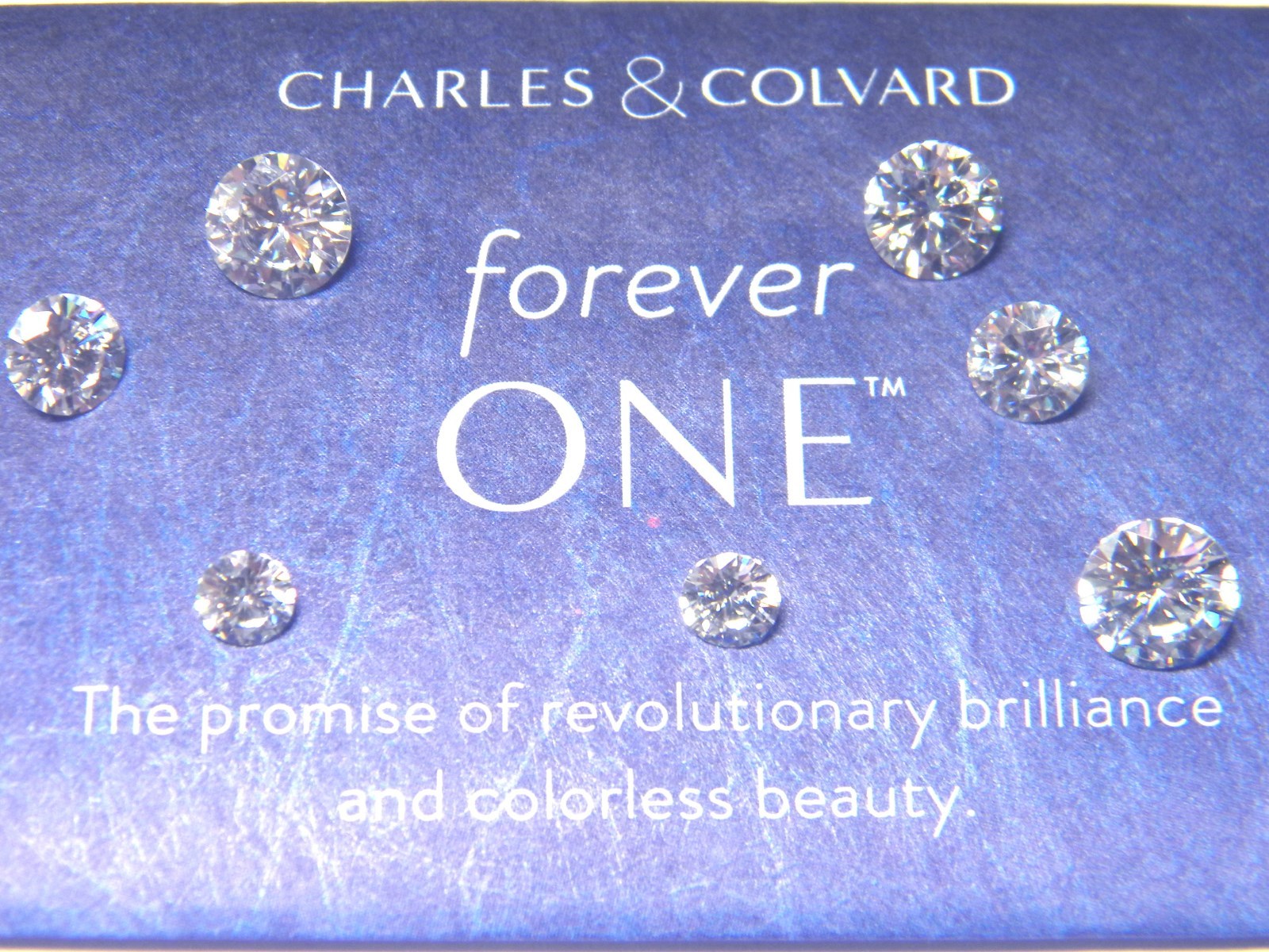 Forever One Moissanite 4mm Rnd 1/4 carat Loose Charles Colvard Colorless D E F