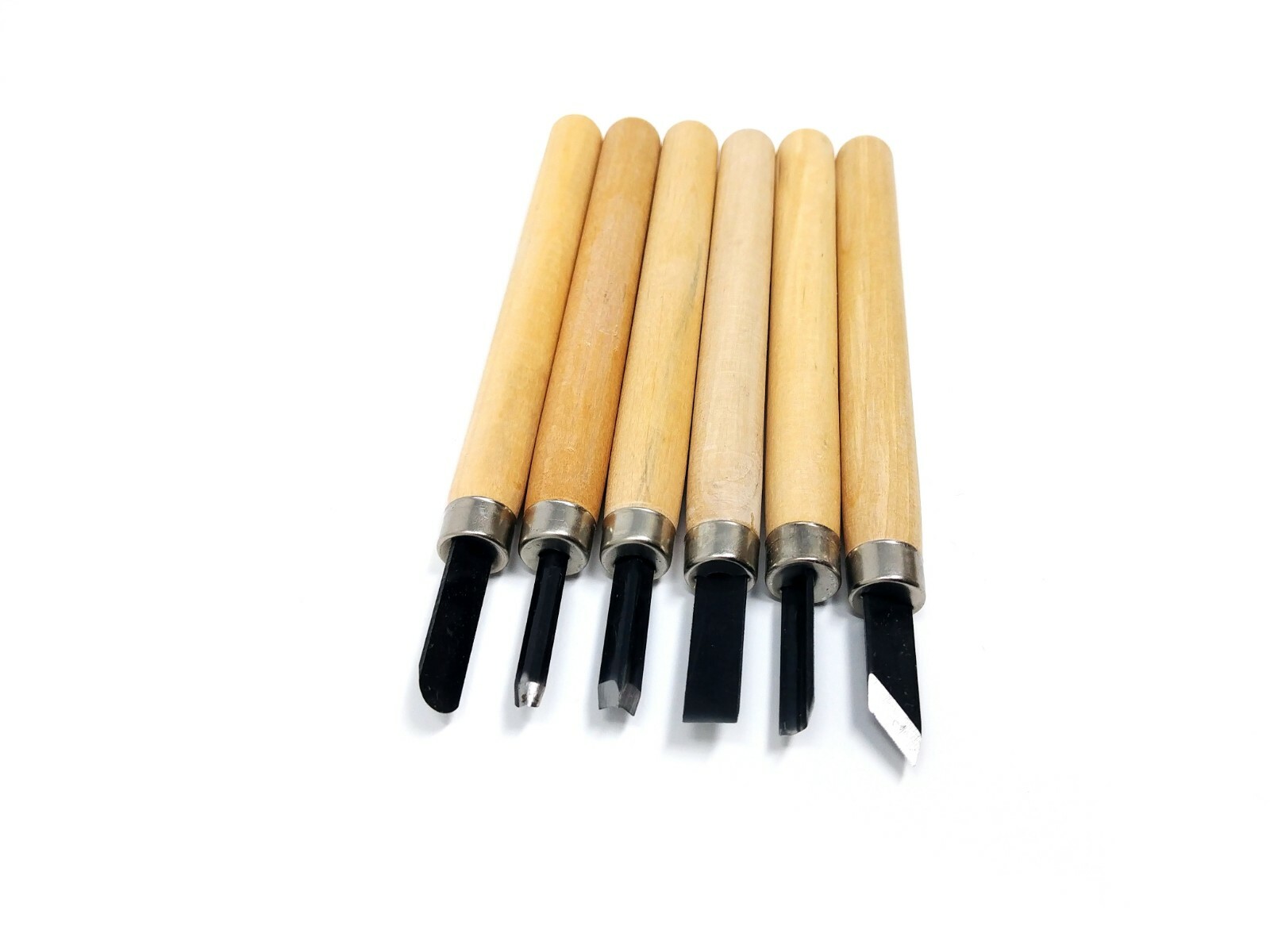 6 Piece Wood Carving Knife Set Hand Chisels Knife Soft Clay DIY Tools
