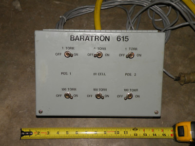 Baratron 615 Vacuum Gauge Selectrol Control