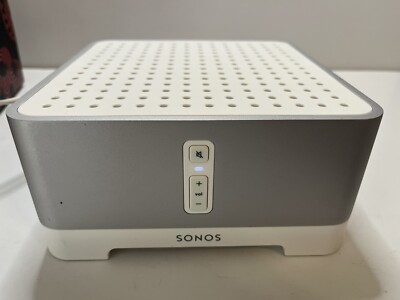Sonos Connect Amp Home Audio Streaming W/Power Cord And Ethernet Cable - Tested