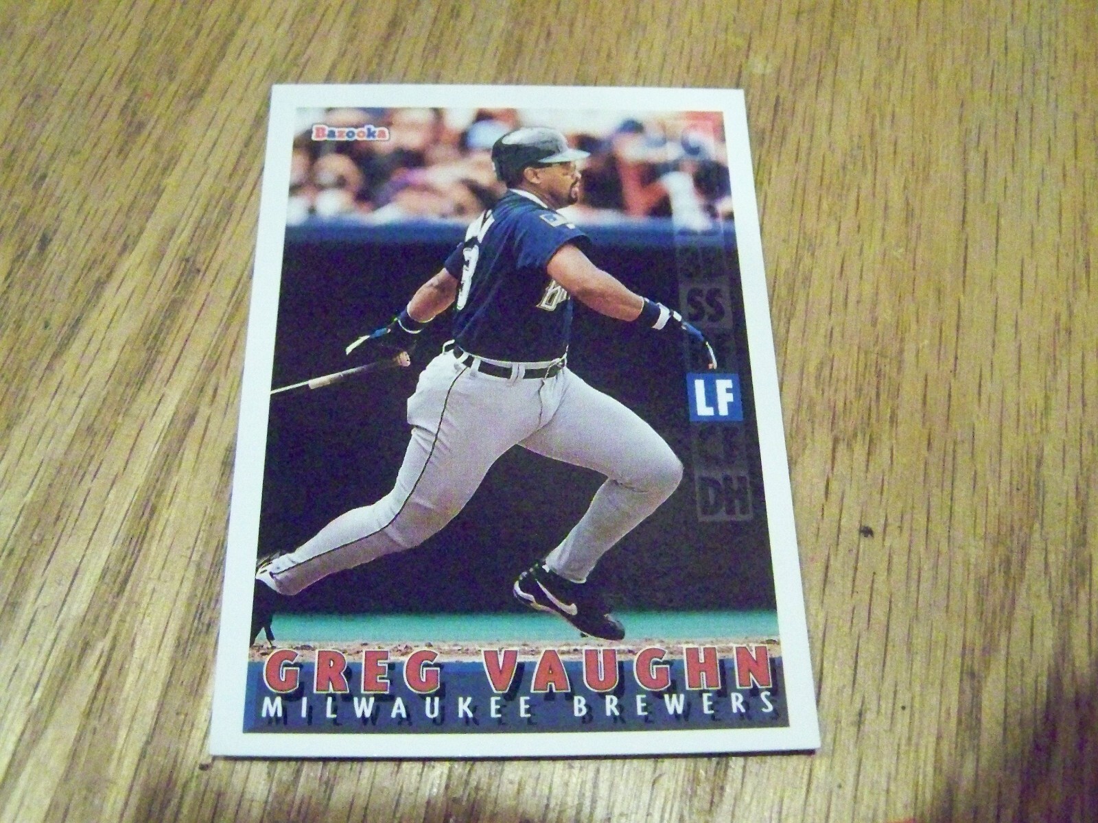 GREG VAUGHN 1995 BAZOOKA TOPPS BASEBALL CARD | eBay