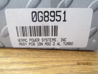 0G8951 Genuine GENERAC Part, Assembly PCB Ignition MOD 2.4L TURBO