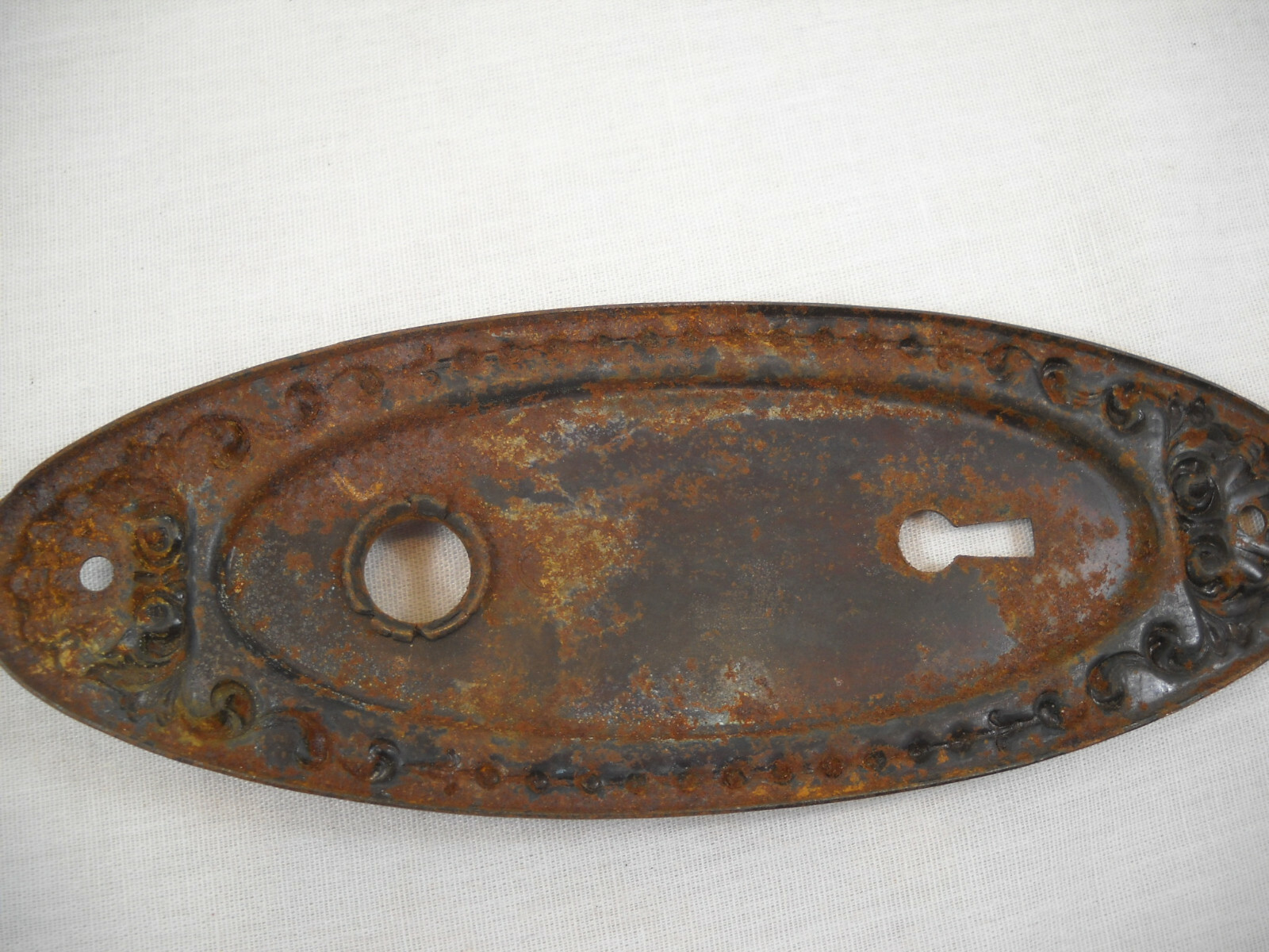 Y&T Antique Metal Doorknob Backplate Door Hardware