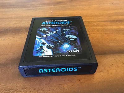 Asteroids Vintage Atari Game (GAMES ONLY) Untested - Canadian Seller