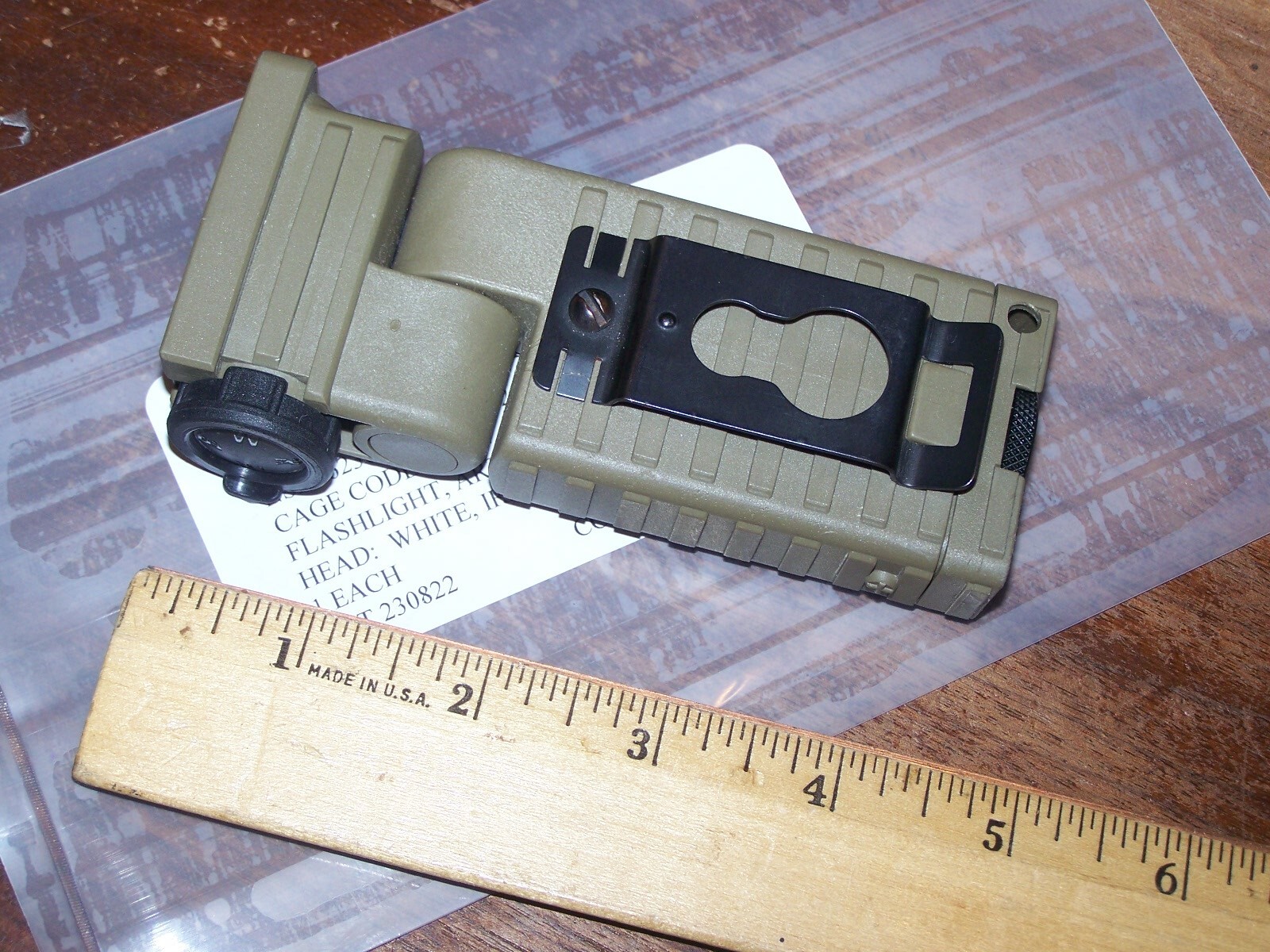 Flashlight Military Streamlight 14032 Sidewinder Genuine Issue Tactical Coyote