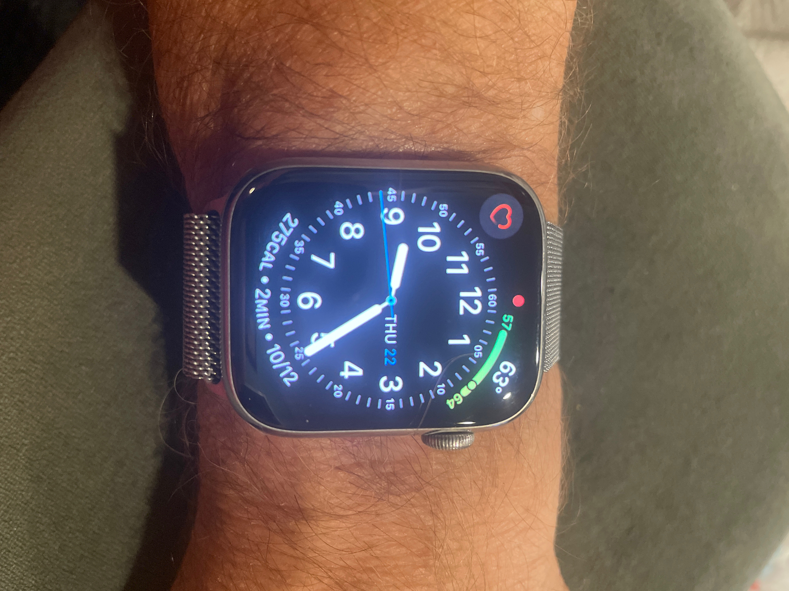 Apple Watch Series 8 45mm Hermes Black Steel Single Tour Apple Watch Series 8 45mm Hermes Black Steel Single Tour