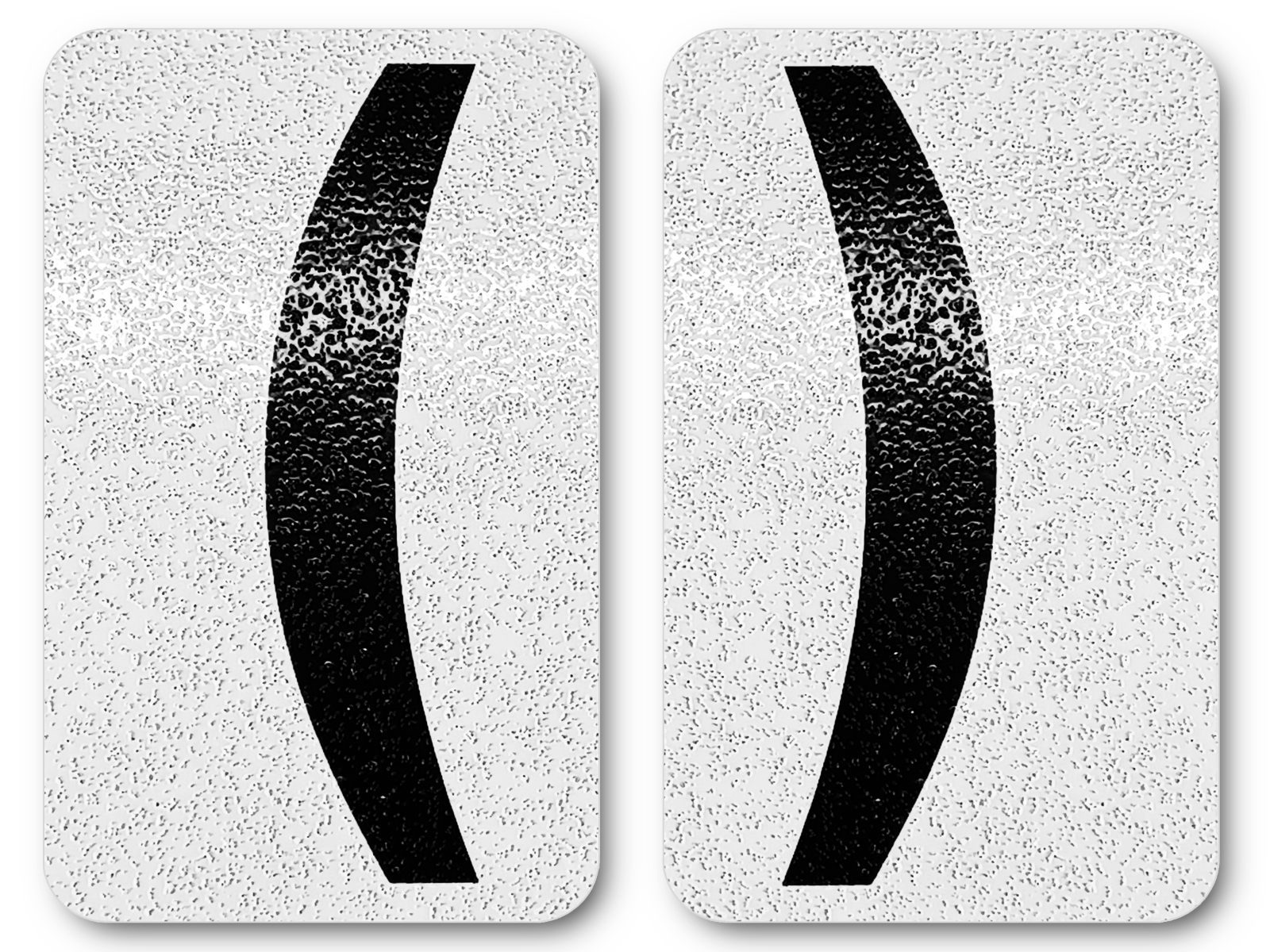 Symbol Self-Adhesive Stickers Reflective Aluminum Symbols DIY Sticker