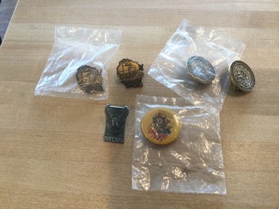 Six Harley Davidson Owners Group HOG Wisconsin State Rally Vest Jacket Pins