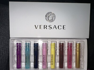 VERSACE POUR FEMME FRAGRANCE VARIETY 8-SAMPLE GIFT
