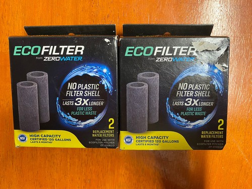 From Zerowater 2-pack Replacement Filters New Lot Of 2 Boxes