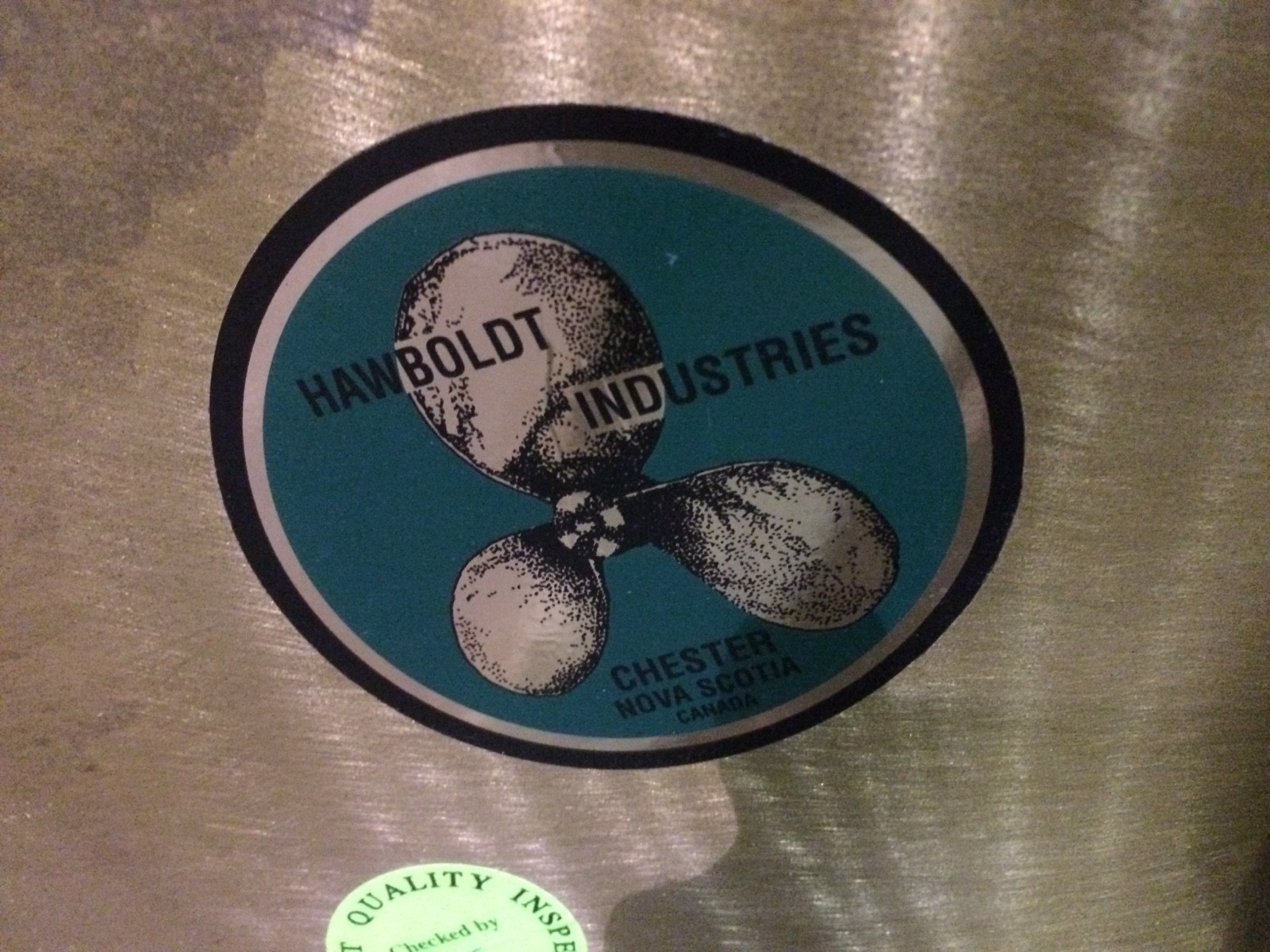 Very nice 30'' diameter, left hand, 3 blade, 27 deg. bronze marine propeller