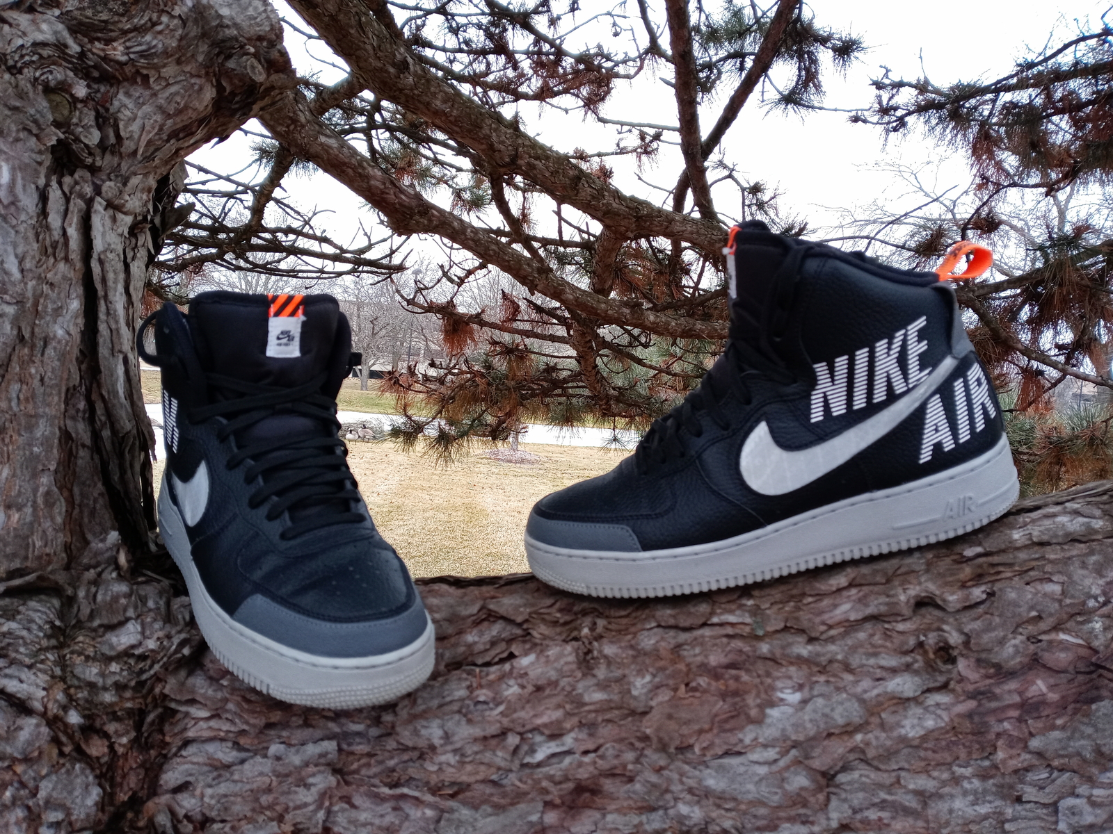 Nike CQ0449 001 Air Force 1 High 'Under Construction - Black Nike CQ0449 001 Air Force 1 High 'Under Construction - Black